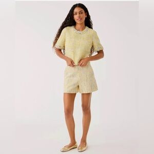 Lilly Pulitzer Folie Top & Sarissa Short Boucle Set